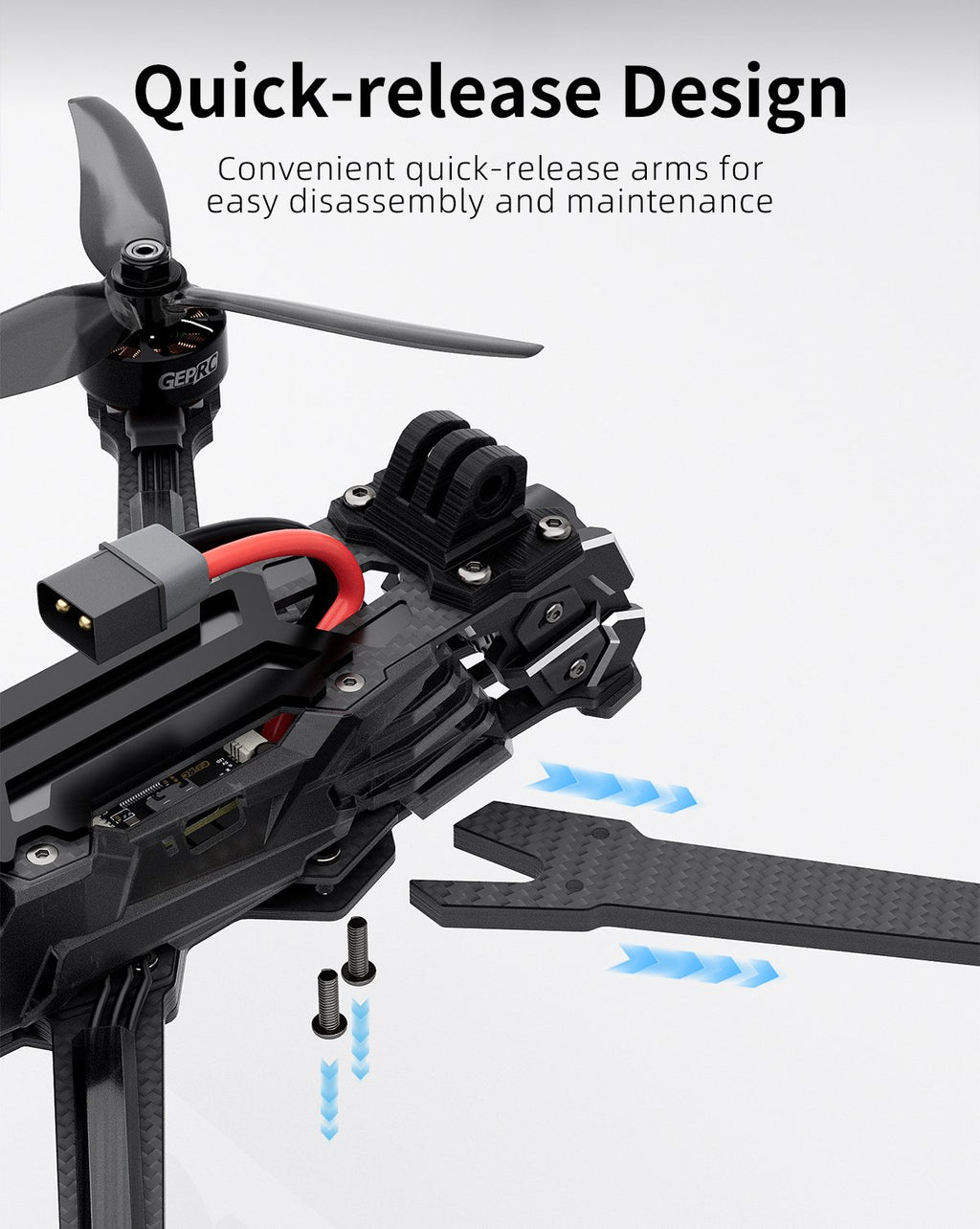GEPRC Vapor-X5 HD O4 Pro ELRS 2.4G FPV Drone with GPS Freestyle Quadcopter