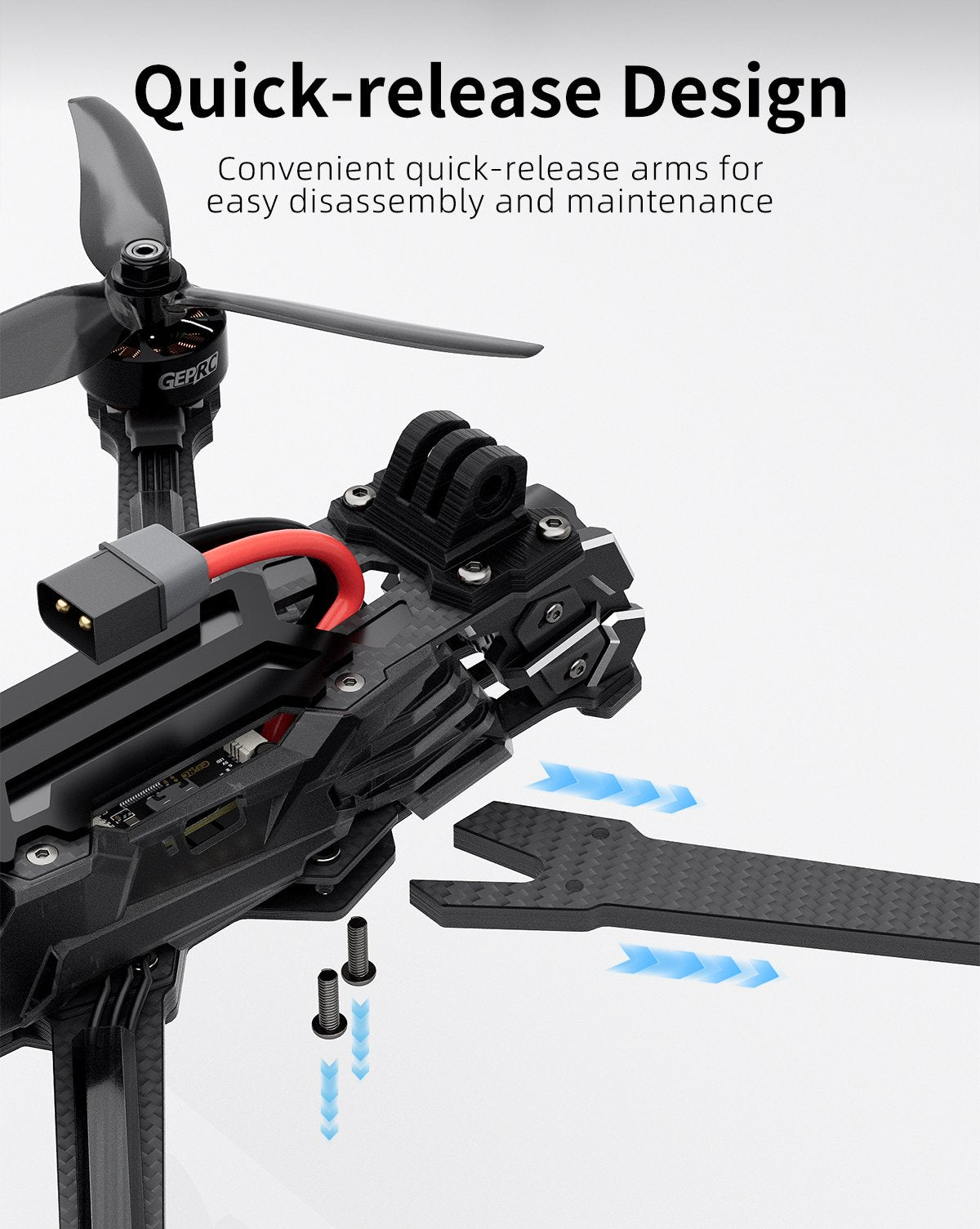 GEPRC Vapor-X5 HD O4 Pro ELRS 2.4G FPV Drone with GPS Freestyle Quadcopter