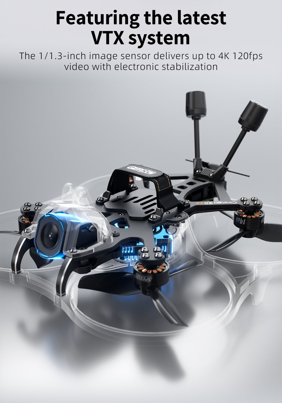 GEPRC Cinelog30 V3 O4 Pro 2.4G ELRS – Cinematic FPV Drone