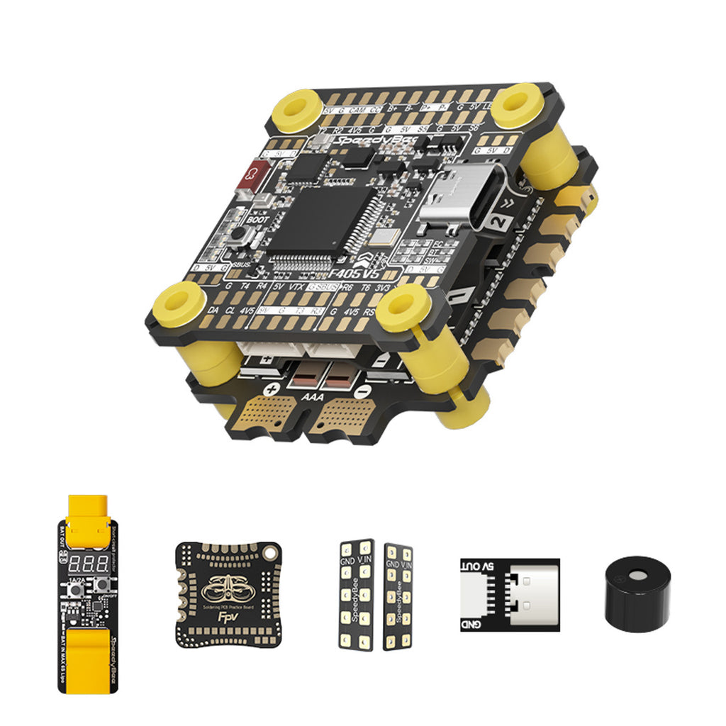 SpeedyBee F405 V5 OX32 55A Stack – 30x30 FPV Flight Controller & ESC Combo