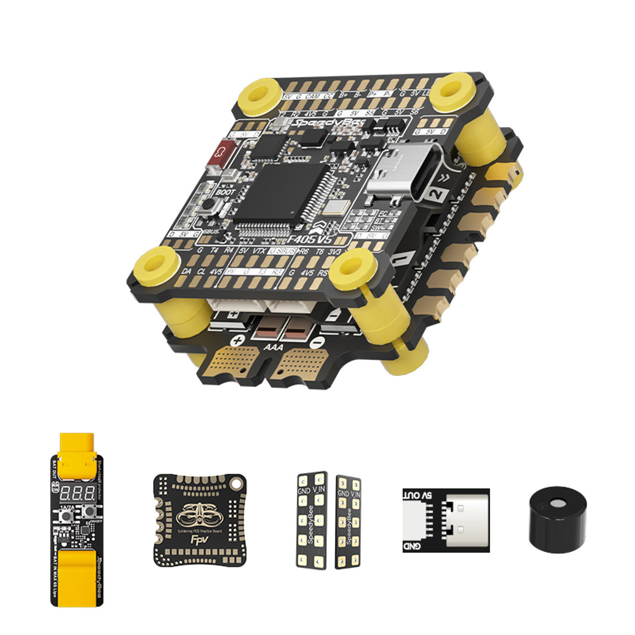SpeedyBee F405 V5 OX32 55A Stack – 30x30 FPV Flight Controller & ESC Combo