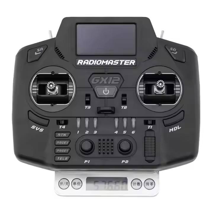RadioMaster GX12 Gemini-X ELRS Dual-Band FPV Radio Controller – Hall Gimbals