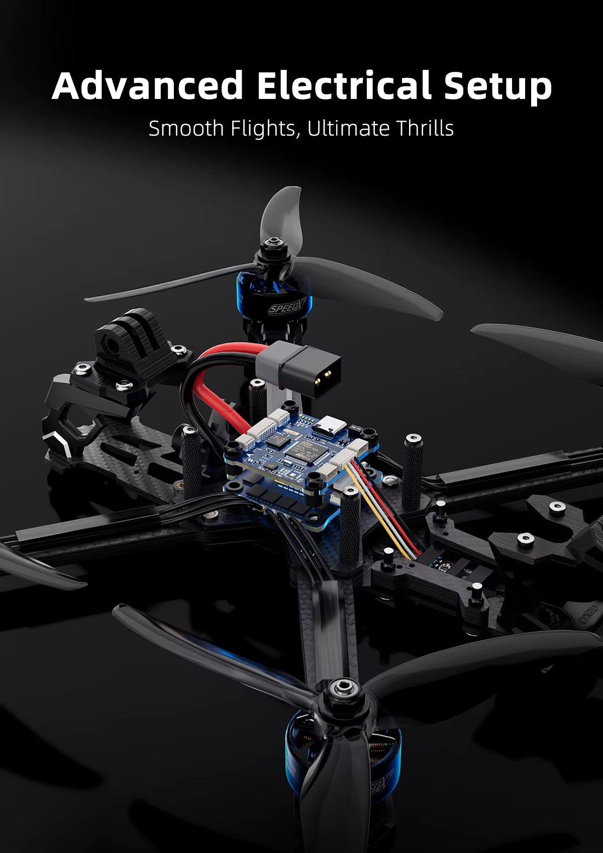 GEPRC Vapor-X5 WTFPV ELRS 2.4G FPV Drone with GPS Freestyle Quadcopter