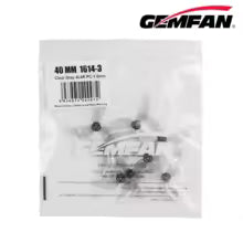 Gemfan 1614 3-Blade Tiny FPV Propellers (4 Pairs) – 1.5mm Shaft for Tiny Whoop Drones