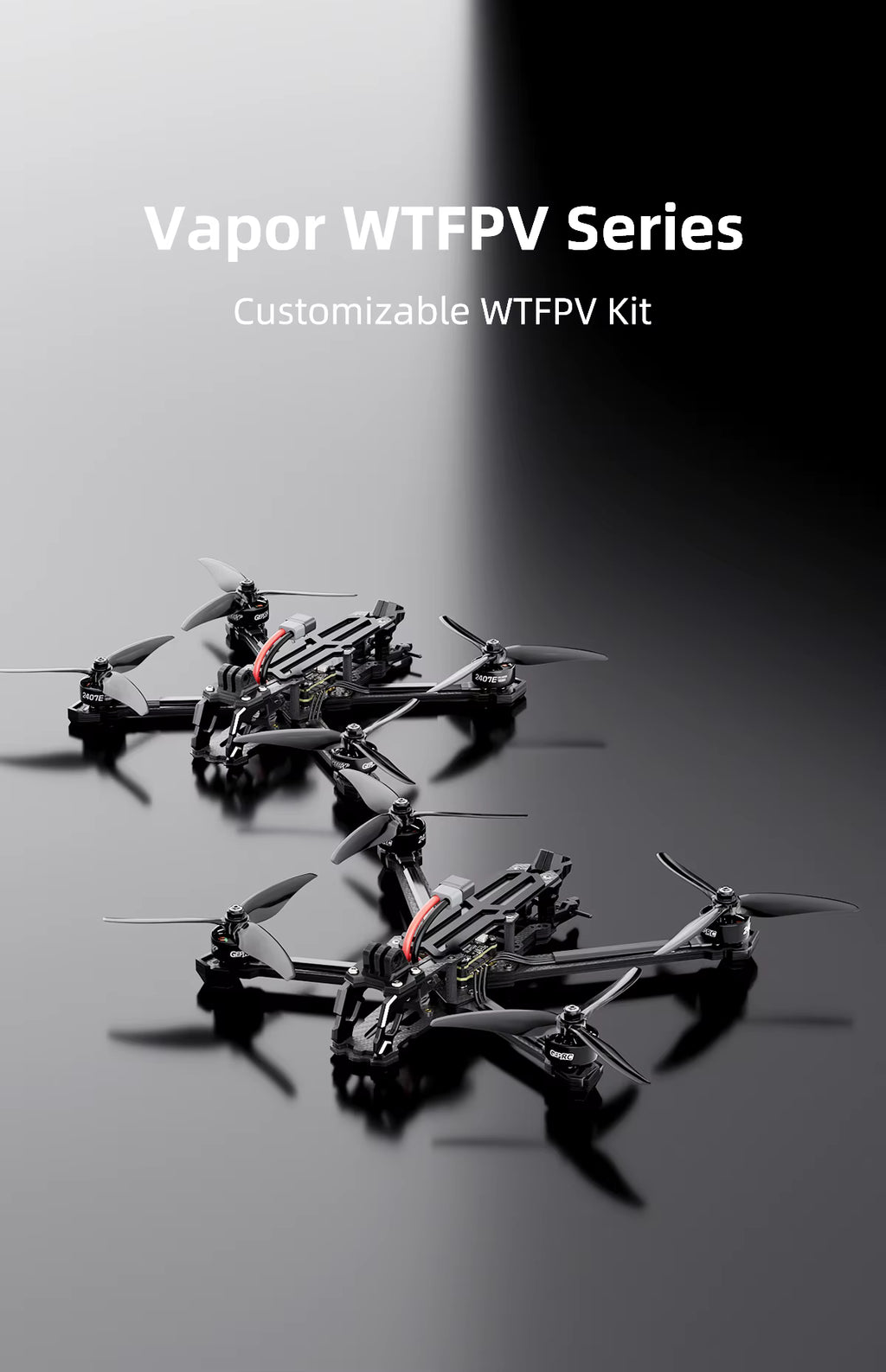 GEPRC Vapor-X5 WTFPV ELRS 2.4G FPV Drone with GPS Freestyle Quadcopter