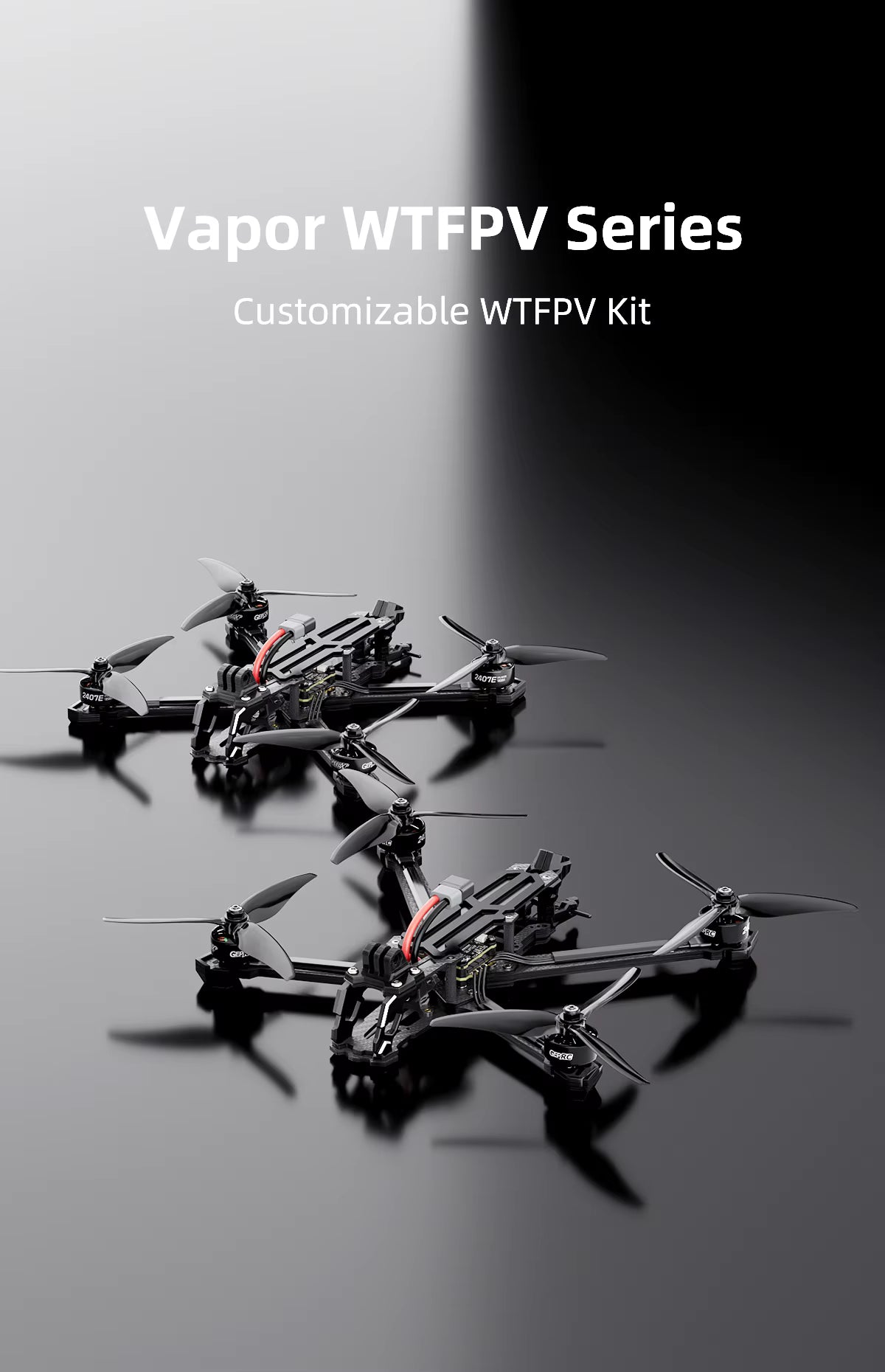 GEPRC Vapor-X5 WTFPV ELRS 2.4G FPV Drone with GPS Freestyle Quadcopter