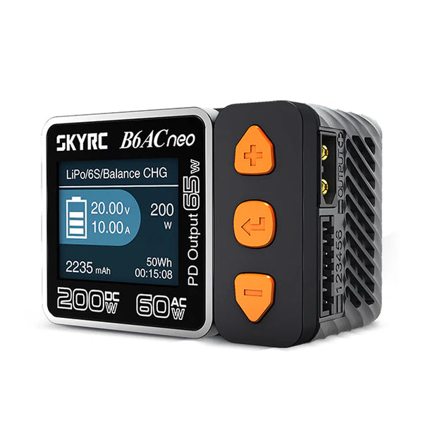SkyRC B6AC Neo Smart Battery Charger AC/DC 200W 1–6S LiPo Charger