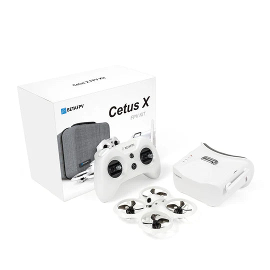 BETAFPV Cetus X FPV Kit ELRS – Brushless Beginner FPV Drone with FPV Goggles & Radio Controller